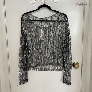 NWT Zara mesh top